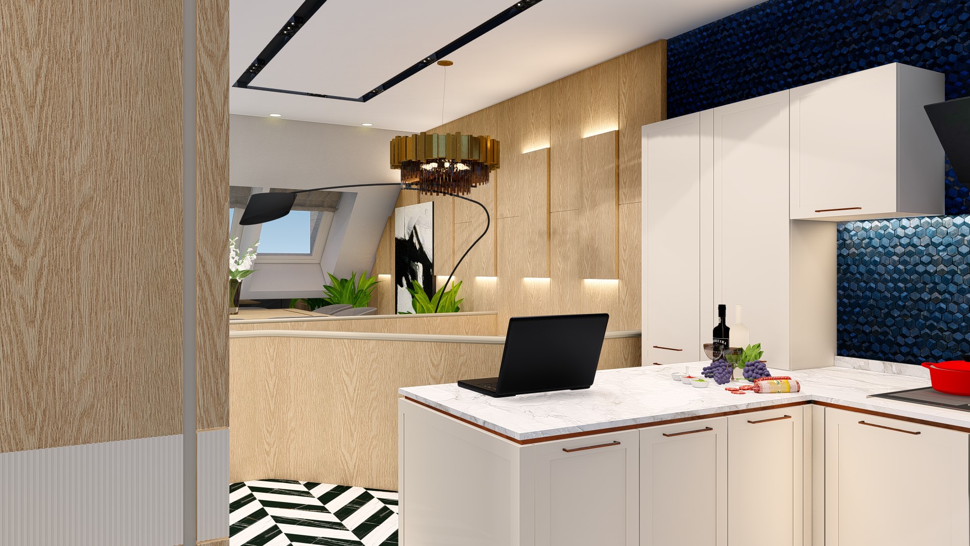 Render Konut Mutfak