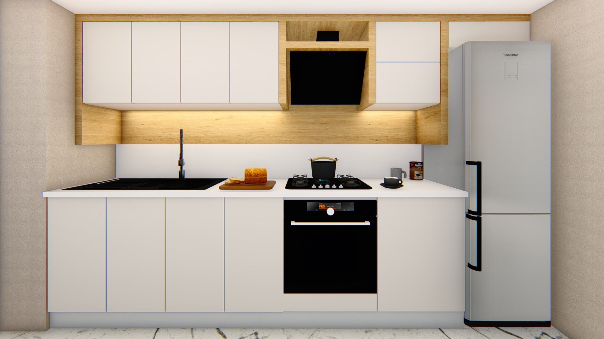 Render Konut Mutfak
