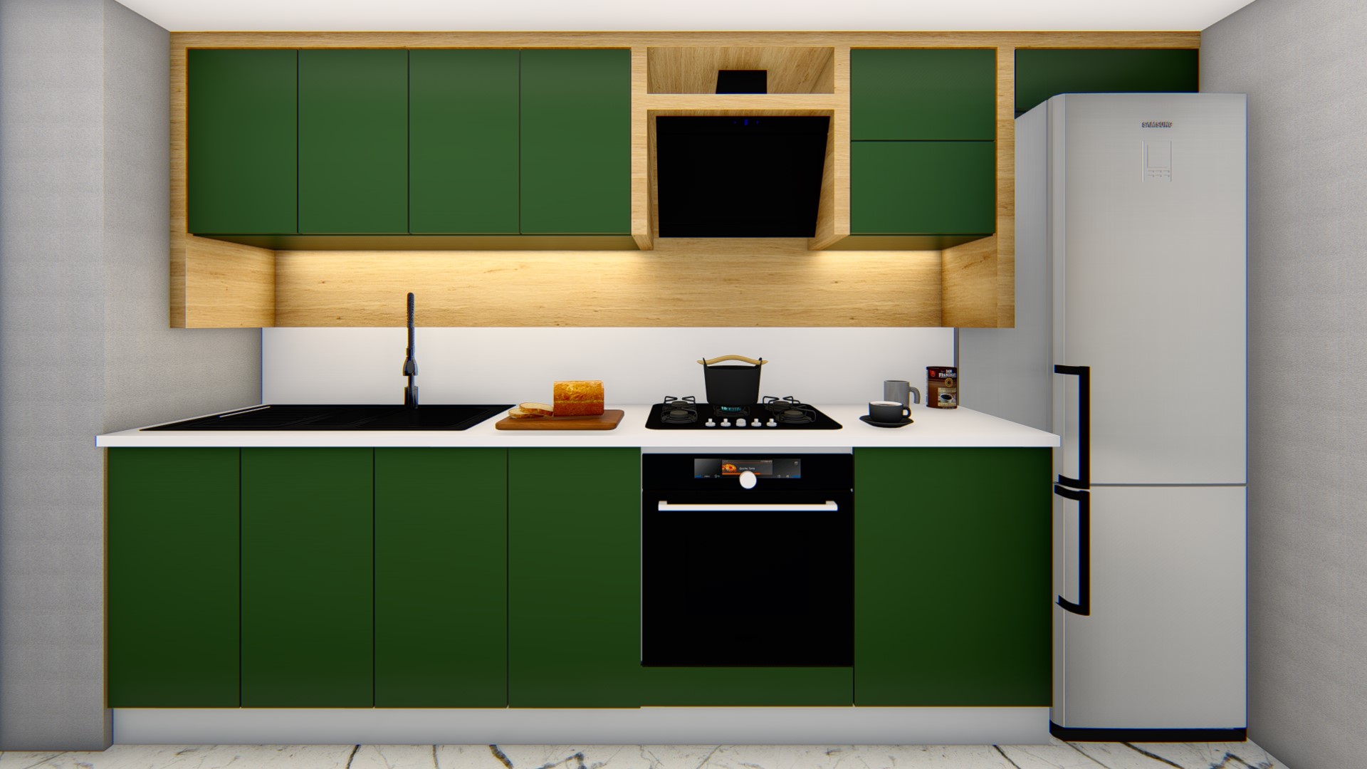 Render Konut Mutfak