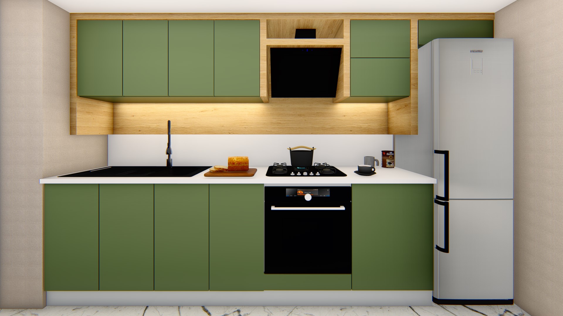 Render Konut Mutfak