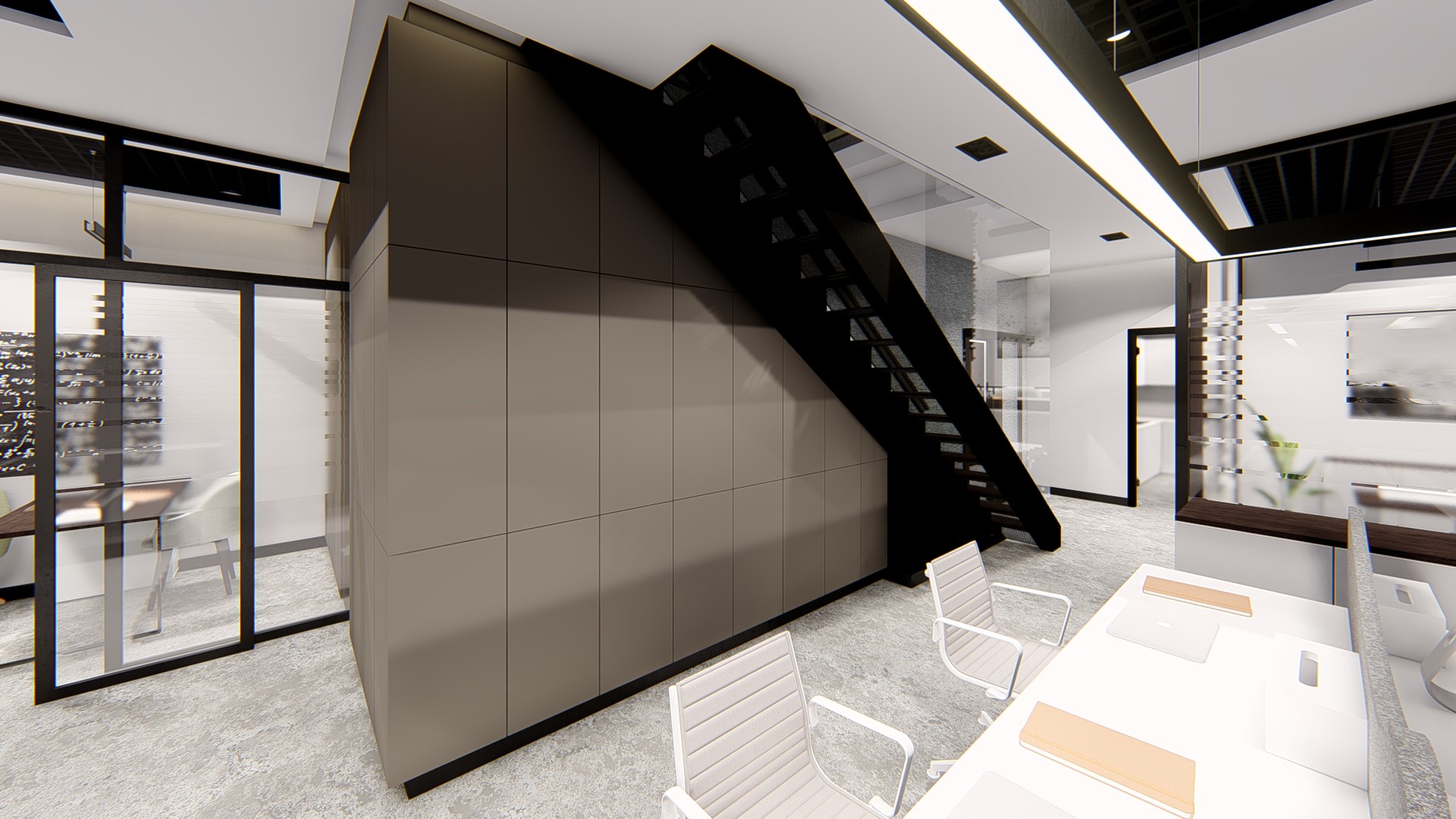 Render Ticari Açık Ofis